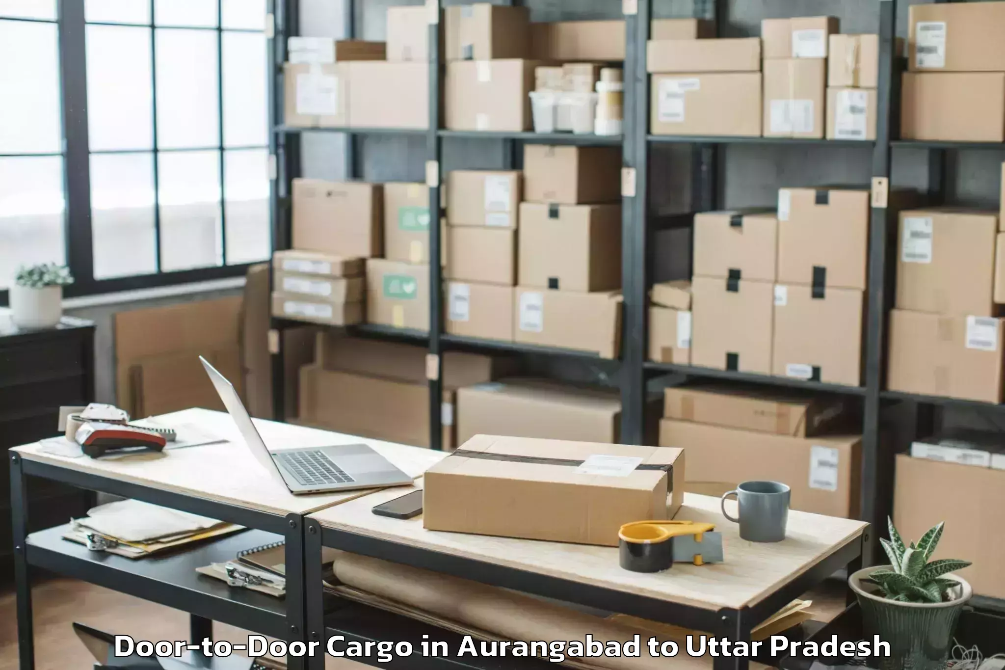 Reliable Aurangabad to Monad University Hapur Door To Door Cargo